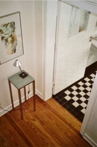 Badezimmer im Obergeschoss.